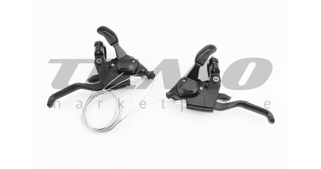 Перемикачі (моноблок) 3x7 швидкості, чорні копія (ST-EF 51) - фото 2