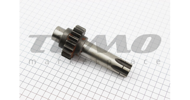 Вал головний роздавальної коробки L-134 мм Z-6/19 Jinma - фото 1