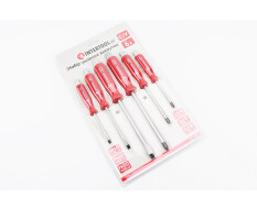 Викрутки ударні набір 6шт PH1 PH2 PH3 SL5,6,8 HT-0403