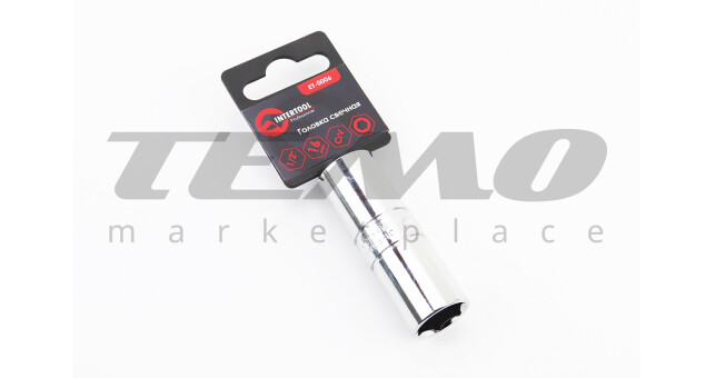 Головка свечная 1/2" 16х65мм CrV ET-0006 - фото 1