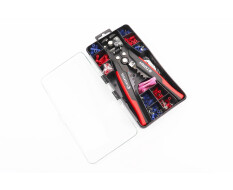 Съемник изоляции автоматический 200мм, с набором обжимных клемм, STORM HT-7024