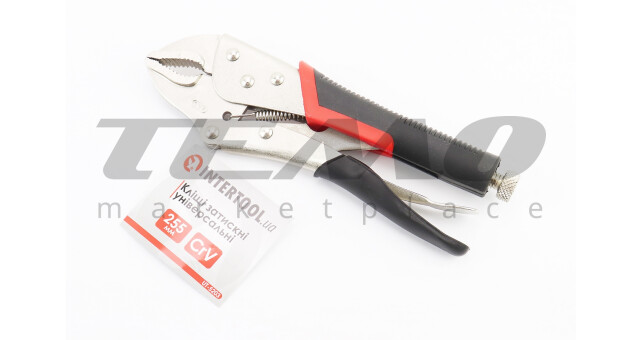 Клещи зажимные универсальные 255мм CrV UT-5203 - фото 1