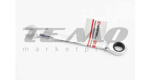 Ключ комбінований з тріскачкою 13мм CrV, PROF DIN3113 XT-1353 - фото 1