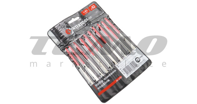 Набор алмазных надфилей 10шт, 140мм HT-3701 - фото 2