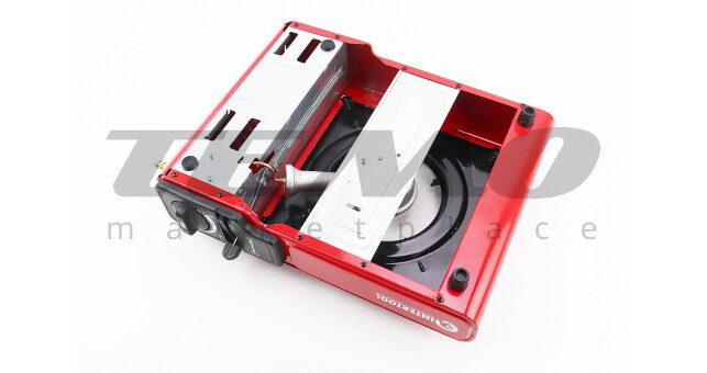 Плита газова одноконфоркова, п'єзопідпал, під газові балони бутан та пропан-бутан GS-0001 - фото 3