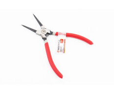 Щипці для зняття та встановлення стопорних кілець 180мм, прямі на стиск HT-7011