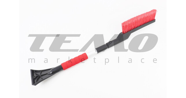 Щітка зі скребком телескопічна 68-86см AT-0118 - фото 1