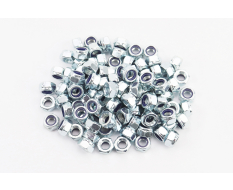 Гайка М8x1,25 самостоп 6 цб DIN985, к-кт 100шт
