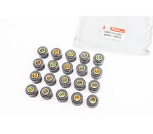 Сайлентблок амортизатора+втулка 10мм к-кт 20 шт , ЧЕРНЫЙ