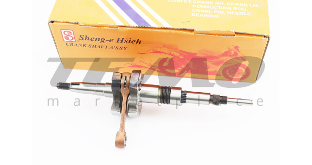 Коленвал SEE Suzuki AD50 желтая коробка - фото 1