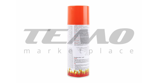 Фарба акрилова жаростійка 400&deg;F, №0014 "ПОМАРАНЧЕВИЙ", Аерозоль 400ml - фото 2