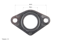 Прокладка патрубка карбюратора Honda DIO AF18/27 (пластмасс) d-18mm + манжет - фото 2