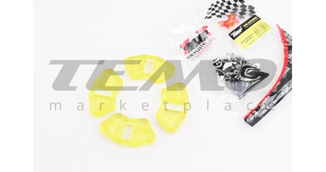 Демпферная резинка заднего спицованного колеса (к-кт 4шт), ЖЕЛТЫЕ - фото 1