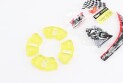 Демпферная резинка заднего спицованного колеса (к-кт 4шт), ЖЕЛТЫЕ - фото 1