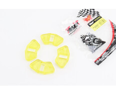 Демпферная резинка заднего спицованного колеса (к-кт 4шт), ЖЕЛТЫЕ