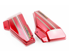 УЦІНКА пластик ALPHA кришка бардачка ліва + права к-кт червоний