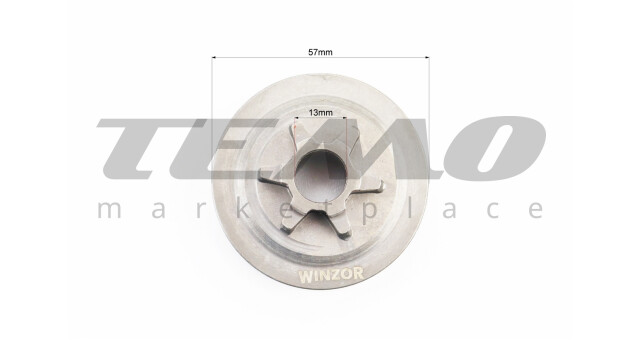 Тарілка зчеплення "зірка" 3/8-6 2500 + підшипник + мастило - фото 3