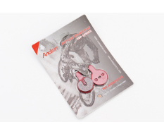 Тормозные колодки Disk-brake (Kugoo G2 Pro, Bolids Boli-BB8, YINXING), красные YL-1057