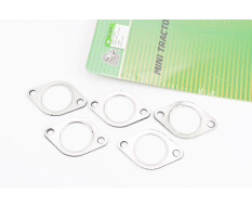 Прокладка глушника Viper R190N 2 отвори пароніт-метал 5шт на блістері