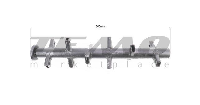 Вал фрези к-кт 2шт, під шліць 32mm, ширина захвата 1200mm, 24 ножа, R175/180/190/195/мототрактор - фото 2