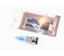 Лампа фары P15D-25-1 12V 35/35W синяя "свеча"