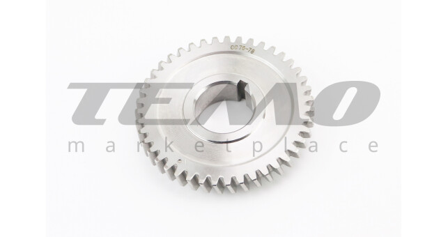 Шестерня коленвала TATA CBB250 балансировочного вала 43 зубьев - фото 2