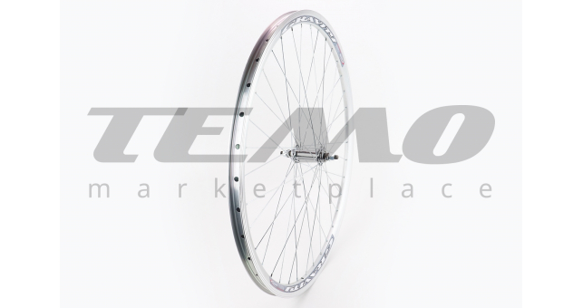 Колесо 28&quot; переднє V-brake, обід &quot;крапля&quot; алюмінієвий, втулка 14Gх36H, кріпл. гайка, &quot;GRAVITY&quot;, сіре - фото 2