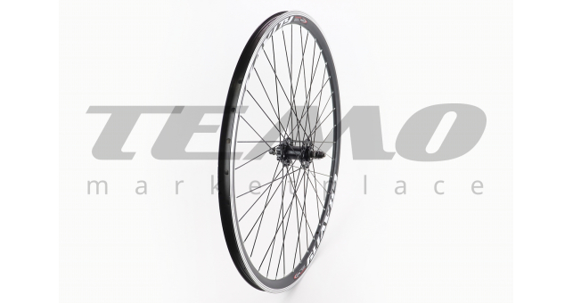 Колесо 28&quot; переднее V/Disk-brake, обод &quot;капля&quot; алюминиевый, Shunfeng 14Gx36H, крепл. гайка, &quot;GRAVITY&quot;, черное - фото 1