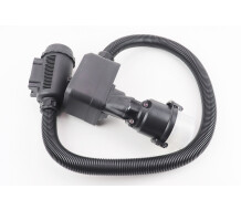 УЦЕНКА МБ-D168F Фильтр воздушный в сборе с бумажным элементом, С ВЫНОСНЫМ ЗАБОРОМ ВОЗДУХА 168F/170F, Тип 1 (треснутая крышка, см. фото)