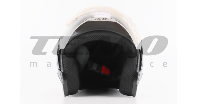 Шолом для мотоцикла FXW HF-217 M Чорний відкритий - фото 5