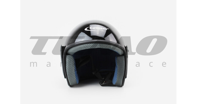 Шлем для мотоцикла KUROSAWA Z-122 S Чёрный открытый - фото 4