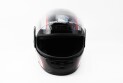 Шолом для мотоцикла інтеграл KUROSAWA HF-101 М Чорний з червоно-сірим малюнком закритий Q233-R - фото 5