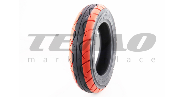 Шина для мотоцикла Mototech 6003 3.50-10 безкамерна помаранчеві смужки шосейна - фото 1