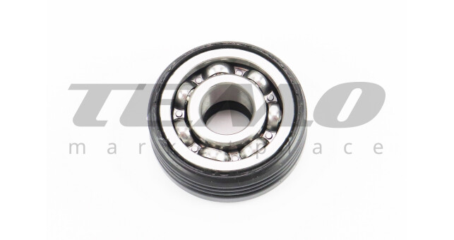 Сальник (12x37x8/14,5) +подшипник 6201 (12x32x10) , Husqvarna-136/137/141/142/235/236/240, Partner-350/351/352 - фото 2