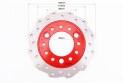 Диск тормозной Honda DIO красный - фото 2