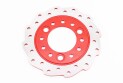 Диск тормозной Honda DIO красный - фото 1
