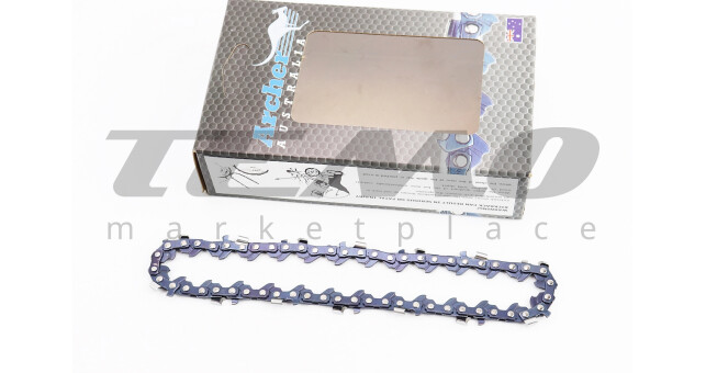 Ланцюг для бензопили ARCHER 1/4" 1.1 мм 28 ланок круглий зуб акумуляторну міні-пилу - фото 1