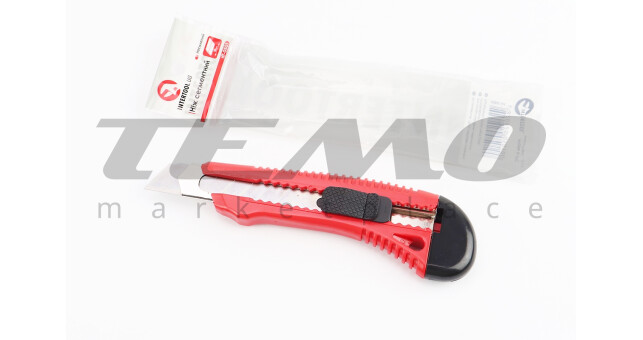 Нож сегментный 18мм, металлическая направляющая HT-0501 - фото 1