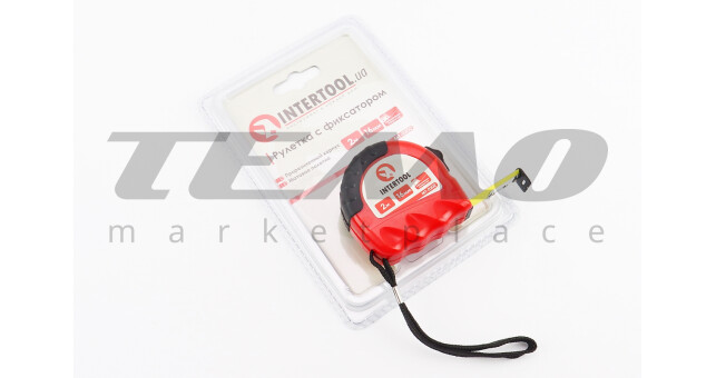 Рулетка з фіксатором 2мx16мм "EXTRA" MT-0202 - фото 1