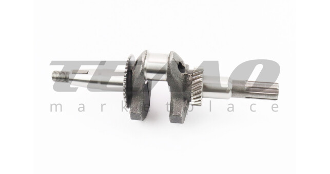 Коленвал PRC 168F/170F шейки d-30 мм h-85 мм L-250 мм под шлиц d-20 мм - фото 1