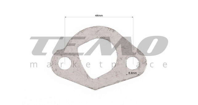 Прокладка глушника PRC 168F/170F якісна - фото 2