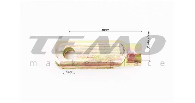 Вилка тяги з різьбою М8 - фото 2