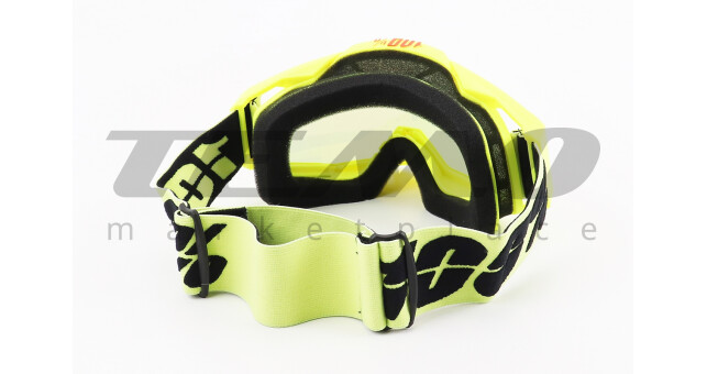 Очки кроссовые/эндуро/АТV, желтые (зеркальное стекло) - фото 2