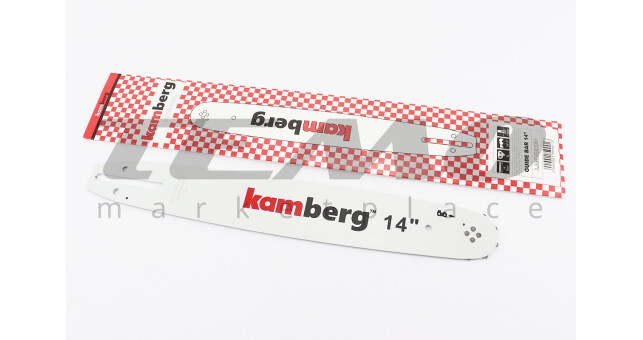Шина для бензопили KAMBERG 14" 1.3 мм 3/8" 52 ланки L-42 см - фото 1