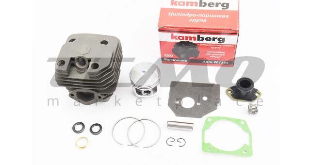 ЦПГ KAMBERG 5200 52сс 45 мм палец 11 мм черный + прокладки - фото 1
