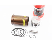 Поршнева R180NM к-кт, поршень 80mm STD (форкамера "Підкова") +гільза +манжети, тефлонове покриття