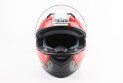 Шлем для мотоцикла интеграл ZEUS ZS-811 M Красный глянец с белым рисунком закрытый - фото 5