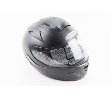 Шлем для мотоцикла интеграл ZEUS ZS-806F M Чёрный матовый закрытый