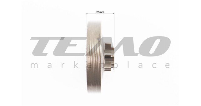 Тарілка зчеплення "зірка" 3/8-6 3800, Partner-340S/350S/360S, AL-KO + підшипник - фото 4