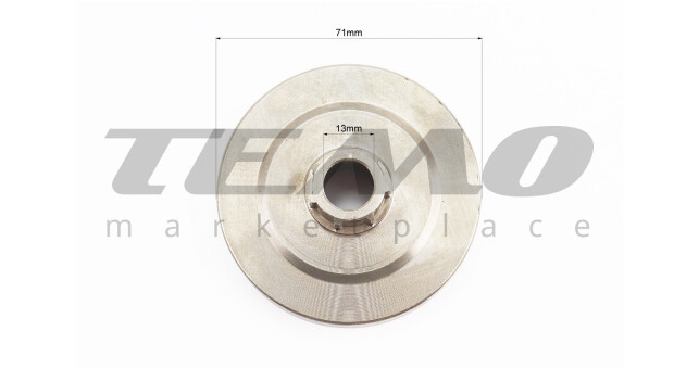 Тарілка зчеплення + зірка 3/8-7 3800 - фото 3